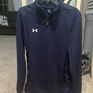 Under Armour Dark Blue Quarter-Zip Top